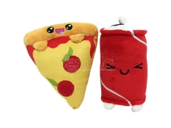 Yummis Together Peluche Figures 2 Pack Pizza & Cola In Take Away Bag 21 Cm Joy Toy (it)