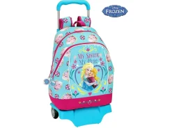Zaino Trolley Scuola Frozen Zaino Con Wheels (big) 33x42x14 Cm Safta