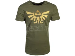 Zelda - Hyrule Pintuck Long Line T-shirt Uomo Difuzed