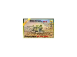 ZVEZDA 3518 BRITISH ANTI - TANK GUN QF 6 PDR 1/35 KIT DI MONTAGGIO Modellino