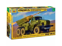 Zvezda Z3655 BM-21 GRAD ROCKET LAUNCHER KIT 1:35 Modellino