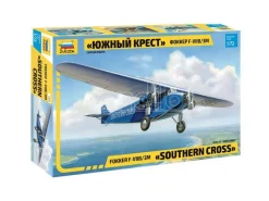 ZVEZDA Z7233 FOKKER F-VII TRIMOTOR (RR) KIT 1:72 Modellino