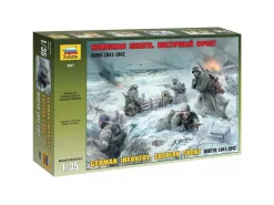 ZVEZDA Z3627 GERMAN INFANTRY WINTER 1941-42 KIT 1:35 Modellino