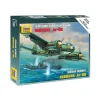 Zvezda Z6186 JUNKERS JU-88 GERMAN BOMBER KIT 1:200 Modellino