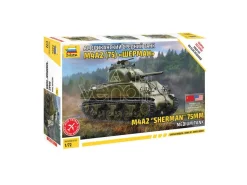 ZVEZDA Z5063 M4 A2 (75 mm) SHERMAN MEDIUM TANK KIT 1:72 Modellino