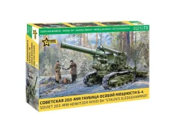 ZVEZDA Z5085 M1931 (B-4) 203 mm SOVIET HOWITZER KIT 1:72 Modellino