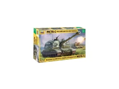 Zvezda Z3630 RUSSIAN MSTA 2S19M2 SELF PROPELLED GUN 152 mm KIT 1:35 Modellino