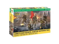 ZVEZDA Z3718 SOVIET INFANTRY BRLIN 1945 KIT 1:35 Modellino