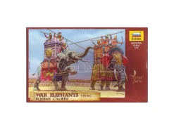 Zvezda Z8011 WAR ELEPHANTS SOLDATINI KIT 1:72 Modellino