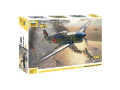 ZVEZDA Z7327 YAKOVLEV YAK-1 Soviet Fighter Aircraft WWII KIT 1:72 Modellino